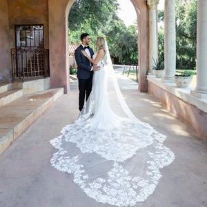 Martina Liana Lace Wedding Dress style #1025 Ivory